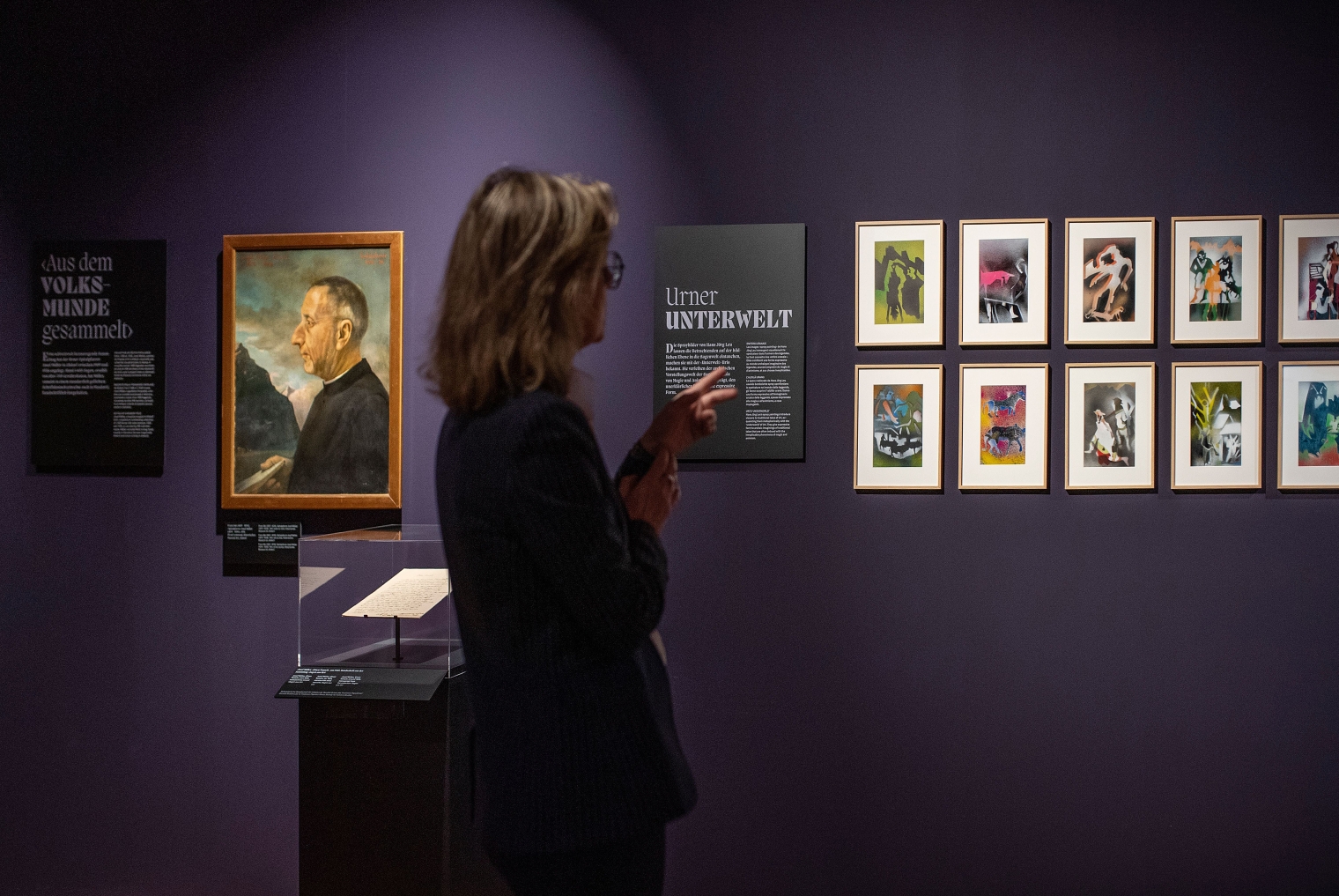 Ausstellung Sagenhafter Alpenraum. Sagen aus den Alpen. Schweizerisches Nationalmuseum Zürich. Szenografie und Gestaltungskonzept von Martina Nievergelt