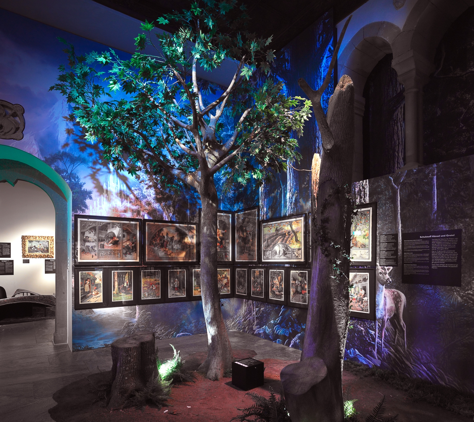 Ausstellung: Märchen, Magie und Trudi Gerster. Schweizerisches Nationalmuseum Zürich. Szenografie: Martina Nievergelt