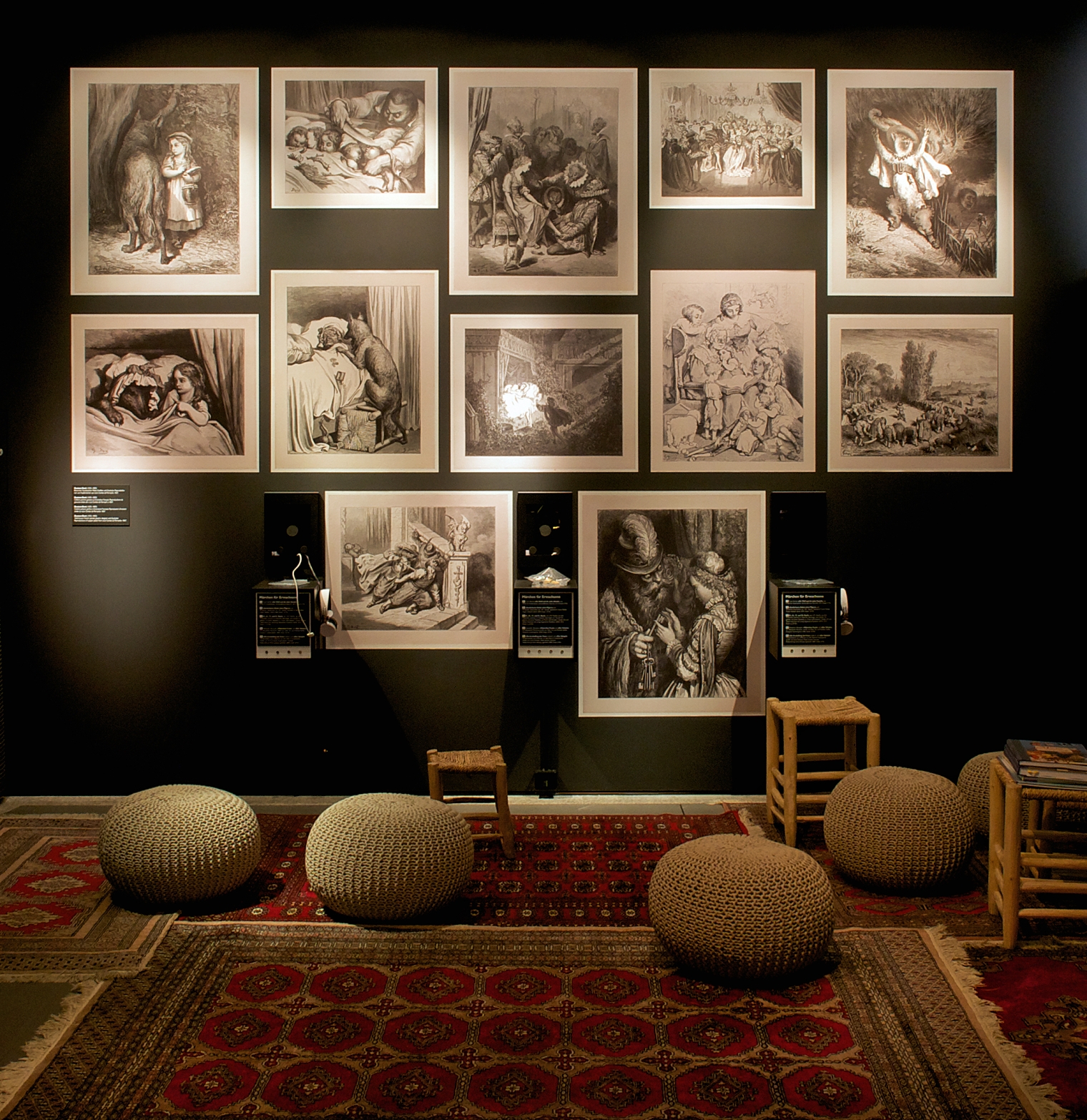 Ausstellung: Märchen, Magie und Trudi Gerster. Schweizerisches Nationalmuseum Zürich. Szenografie: Martina Nievergelt