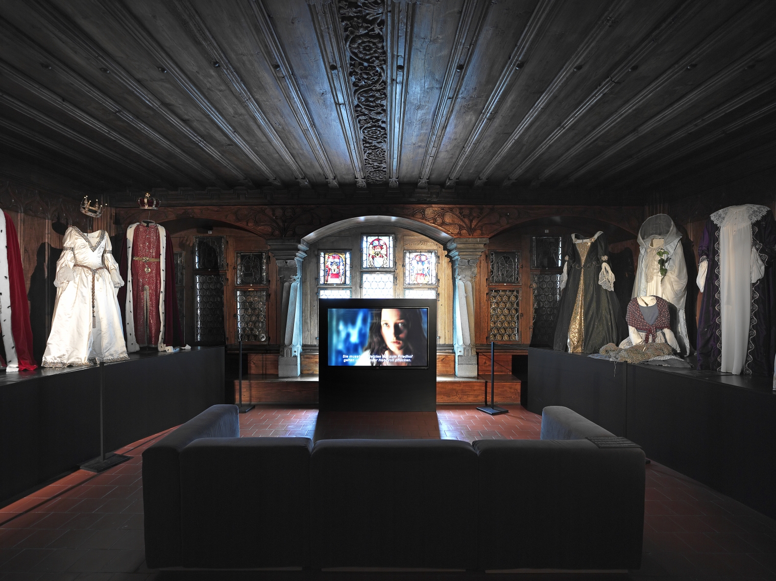 Raumvisualisierung: Ausstellung: Märchen, Magie und Trudi Gerster. Schweizerisches Nationalmuseum Zürich. Szenografie: Martina Nievergelt