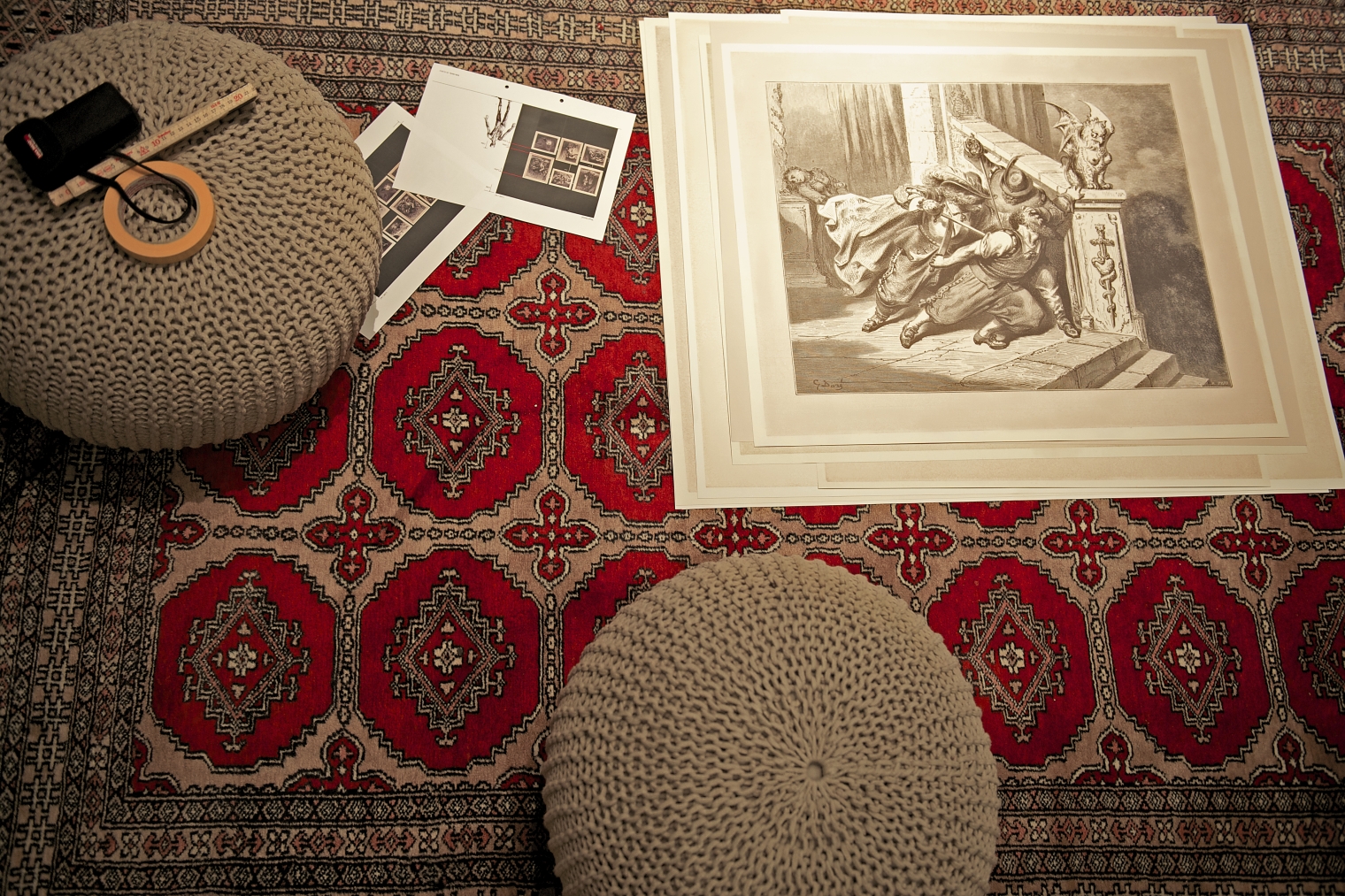 Ausstellungsaufbau: Ausstellung: Märchen, Magie und Trudi Gerster. Schweizerisches Nationalmuseum Zürich. Szenografie: Martina Nievergelt