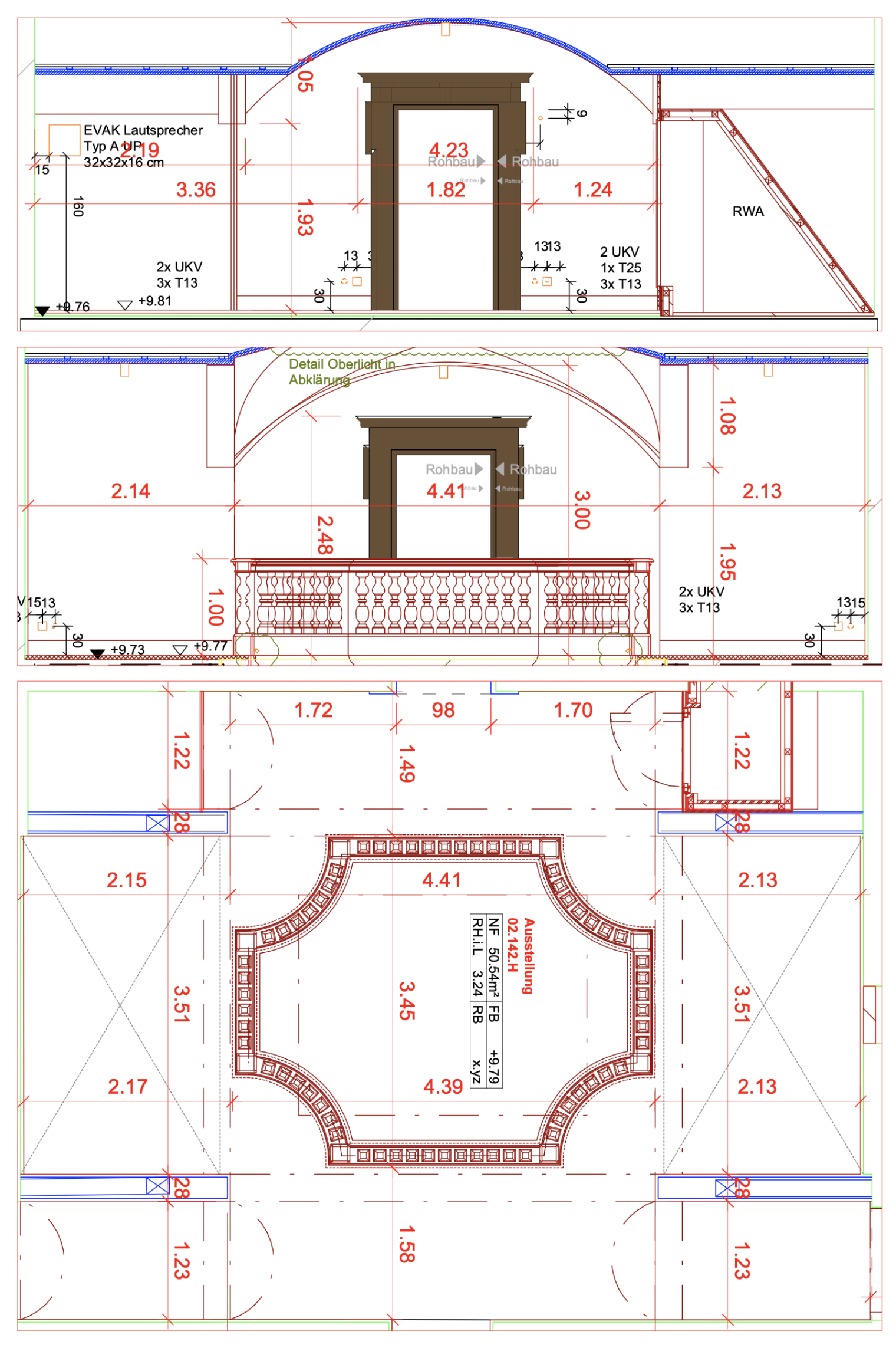 Detailansicht Plan. Familienausstellung Mit fliegendem Teppich durch die Geschichte. Schweizerisches Nationalmuseum Zürich. Szenografie und Gestaltungskonzept von Martina Nievergelt