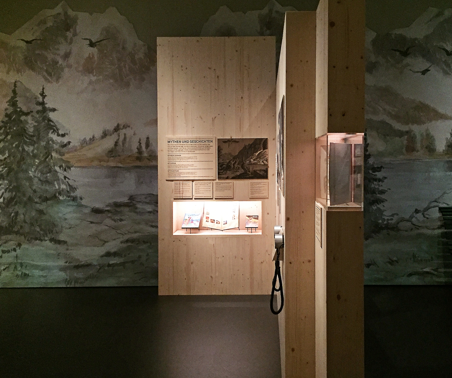 Ausstellung: Tierisch schweizerisch im Schweizerisches Nationalmuseum Zürich. Szenografie und Gestaltungskonzept von Martina Nievergelt