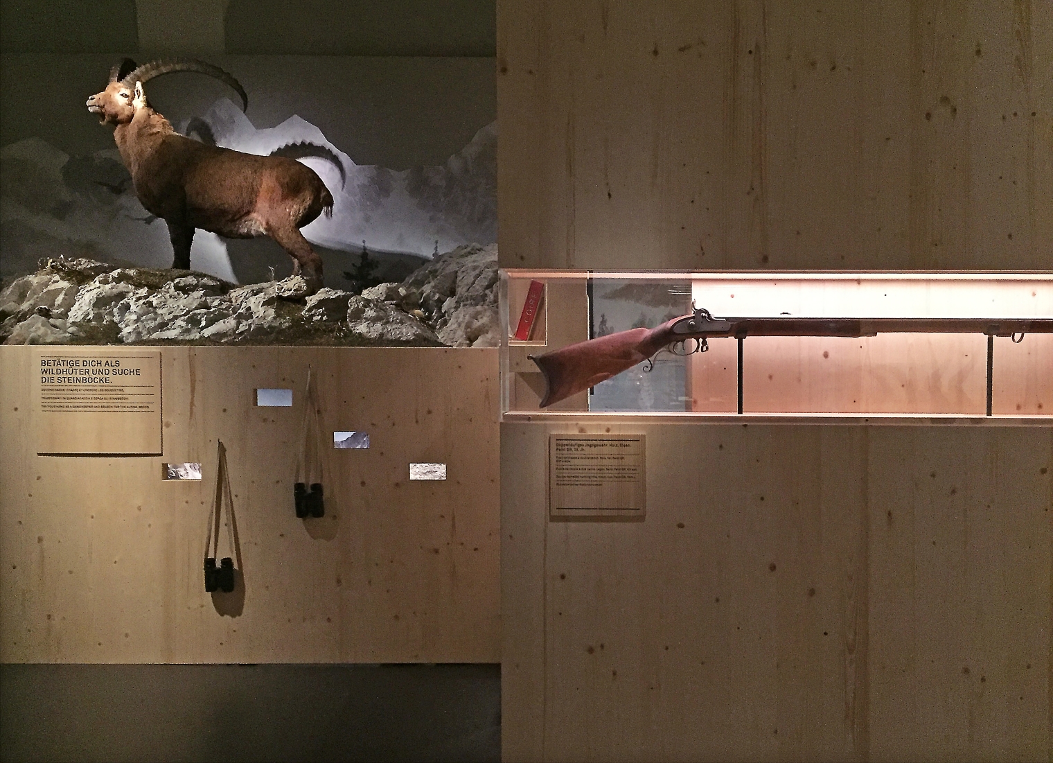 Ausstellung: Tierisch schweizerisch im Schweizerisches Nationalmuseum Zürich. Szenografie und Gestaltungskonzept von Martina Nievergelt