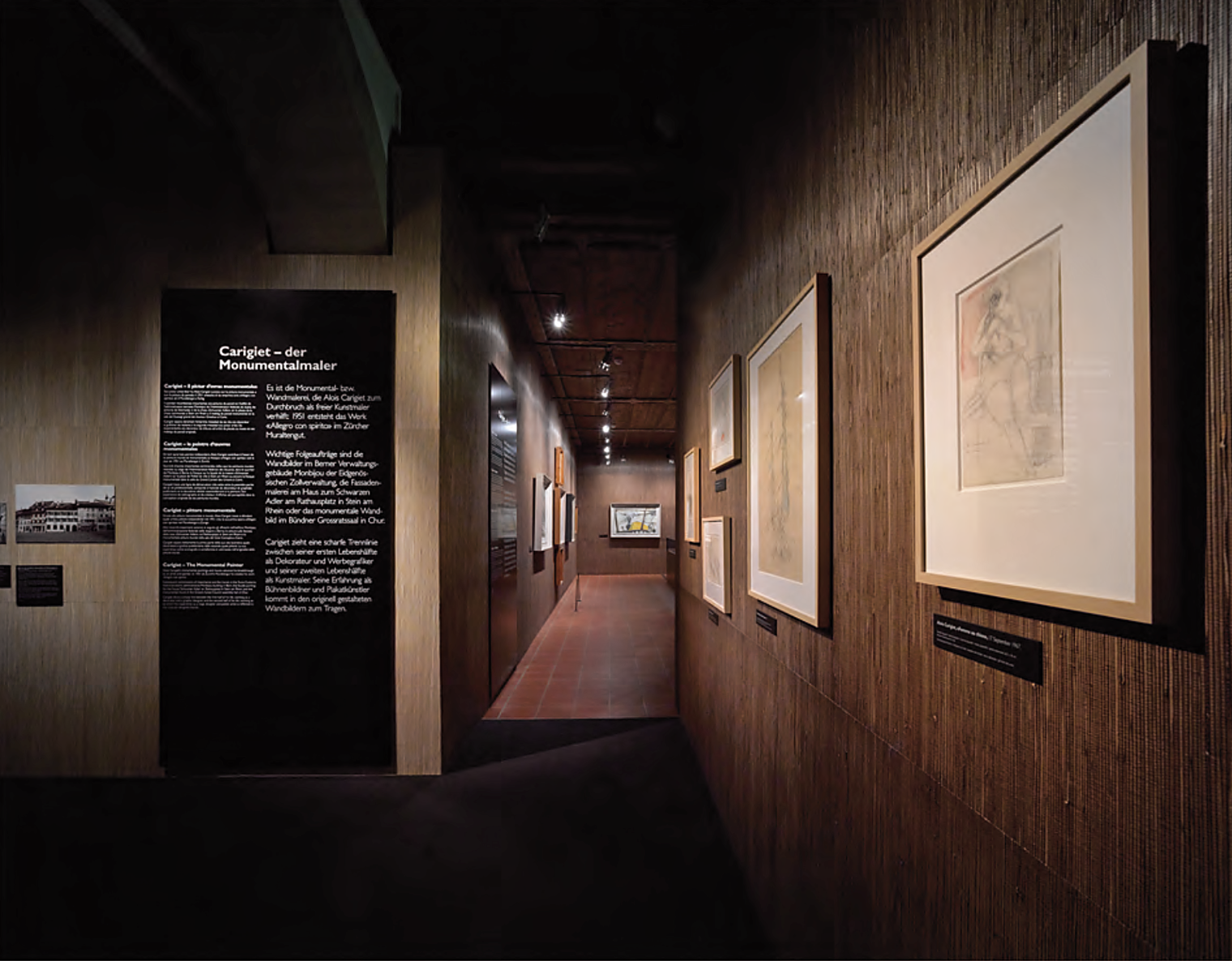 Ausstellung. Alois Carigiet. Schweizerisches Nationalmuseum Zürich. Szenografie und Gestaltungskonzept von Martina Nievergelt