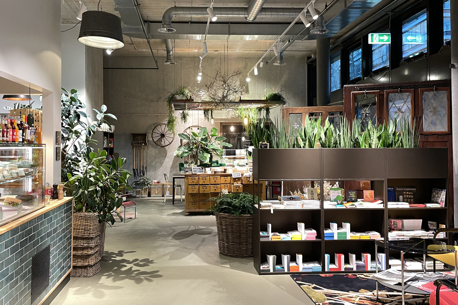 Interior. zum wilden Gärtner Pflanzen Gärtnerei. Store. Interior Design und Gestaltungskonzept von Martina Nievergelt. Fotografie von Sava Hlavacek