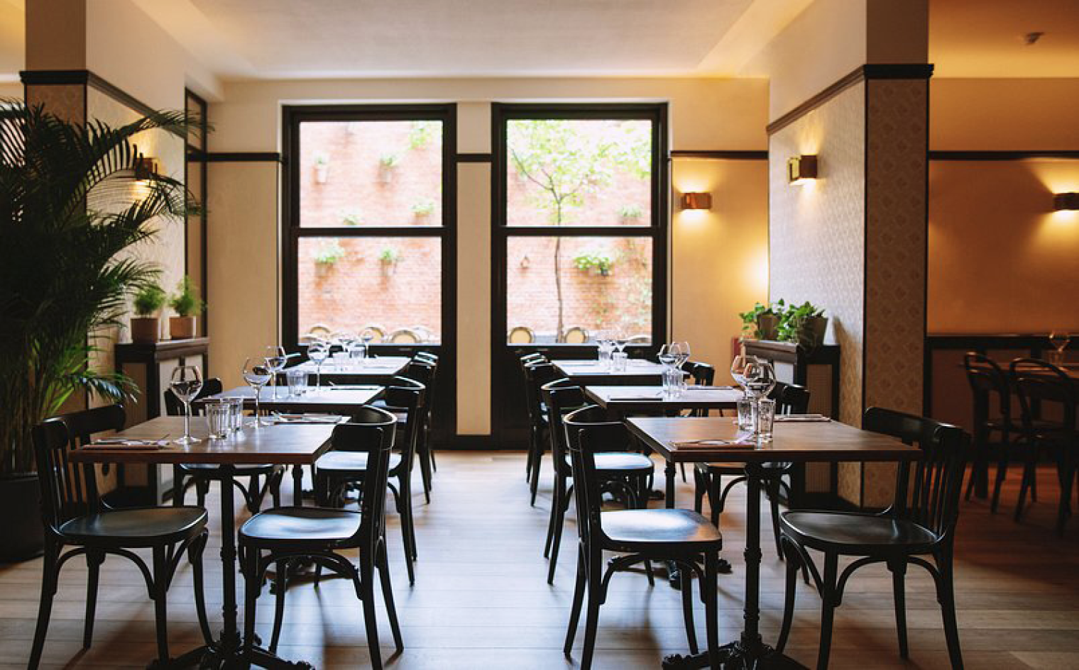 Restaurant Le Berger. Inneneinrichtung. Interior-Design und Gestaltungskonzept von Martina Nievergelt